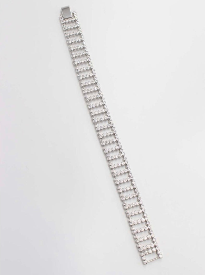 Armband silbrig Edelstahl