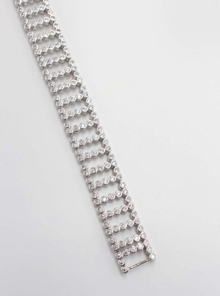 Armband silbrig Edelstahl