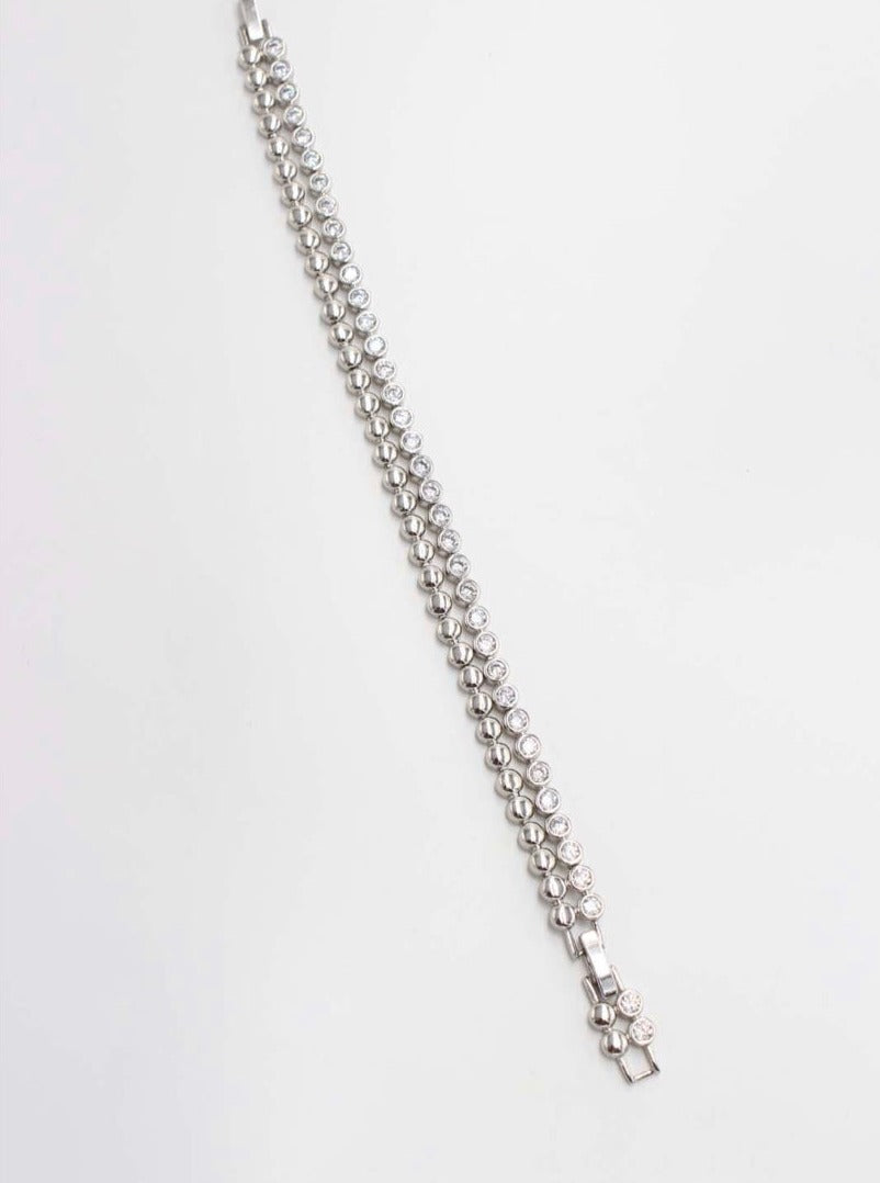 Armband silbrig