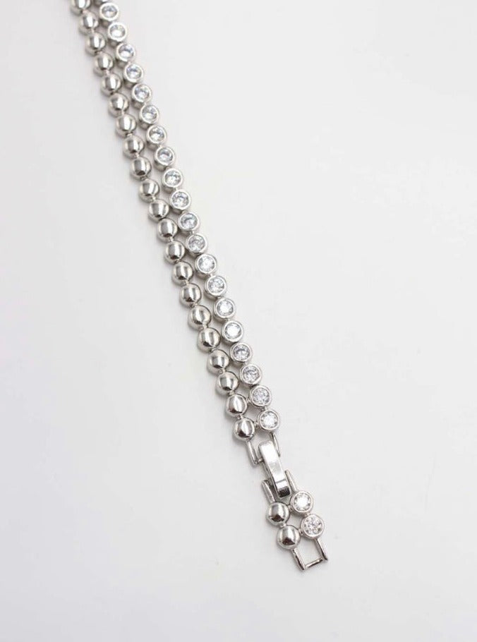 Armband silbrig